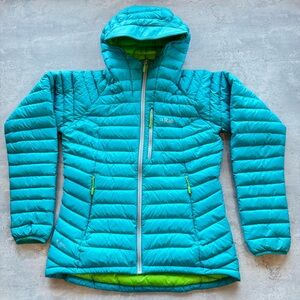 Rab Microlight Alpine Down Hooded Jacket, Women’s Medium